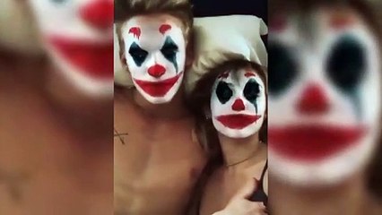 Miley Cyrus yeni sevgilisiyle yatakta Joker pozu verdi