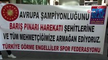 Avrupa Şampiyonu Kadın Milli Golbol Takımı Ankara'ya geldi