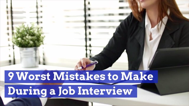 Avoid These Job Interview Mistakes