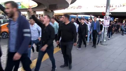 Barış Pınarı Harekatı'na Ülkücü öğrencilerden destek yürüyüşü