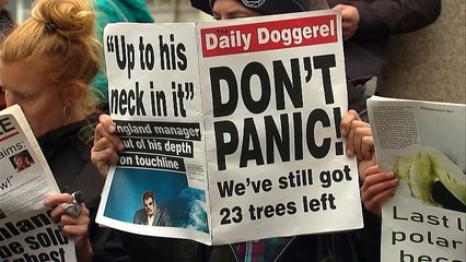 Ativistas pelo clima invadem centro financeiro de Londres