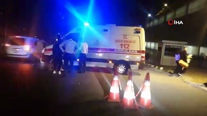 AVM otoparkında araçtan inen şahsa otomobil çarptı