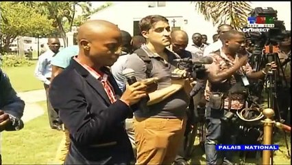 KONFERANS DE PRÈS PREZIDAN JOVENEL MOISE NAN PALAIS NATIONAL - MADI 15 OKTÒB 2019 LA