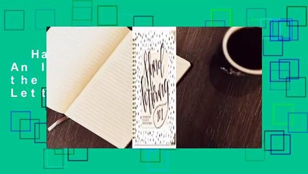 Hand Lettering 101: An Introduction to the Art of Creative Lettering  Review