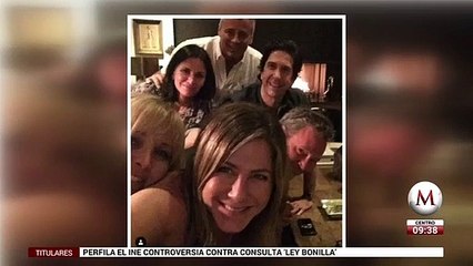Jennifer Aniston inaugura su Instagram con foto del elenco de 'Friends'