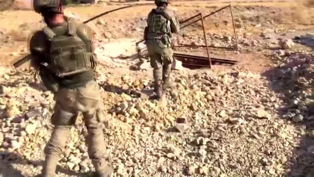 Ele geçirilen bölglerde arama-tarama ve mayın/EYP temizleme çalışmaları devam ediyor - RASULAYN/TEL