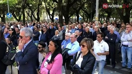 Cerignola scioglimento del comune per mafia, il comizio del sindaco Metta