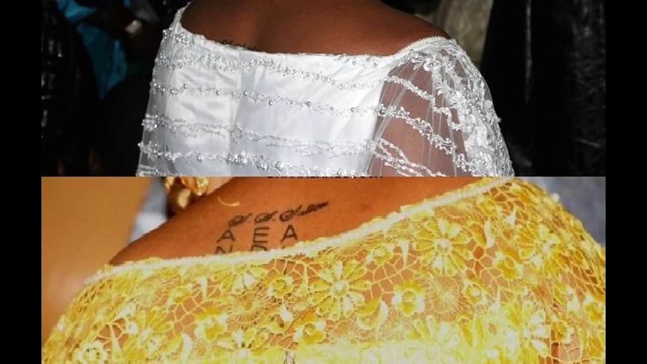 Le tatouage de Sokhna Aïda Diallo, épouse de Serigne Béthio