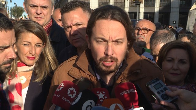 Iglesias quiere garantizar que las pensiones se revalorizan