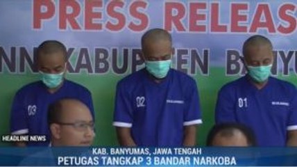 BNN Banyumas Ringkus 3 Bandar Sabu