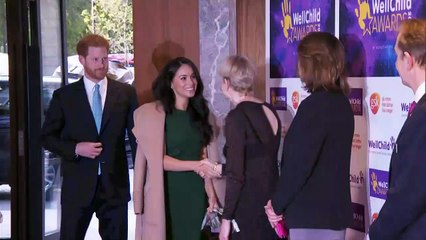 Harry and Meghan meet the winners at the WellChild awards