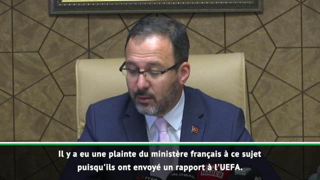 France/Turquie - Sport et politique : La réponse cinglante du ministre des Sports turc