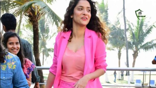 Manikarnika actress Ankita Lokhande looks strikingly beautiful as she promotes the film