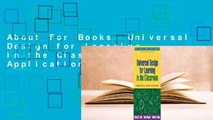 About For Books  Universal Design for Learning in the Classroom: Practical Applications  Best