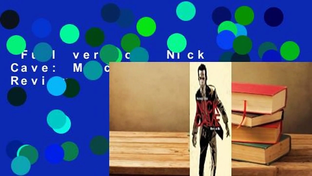 Full version  Nick Cave: Mercy on Me  Review