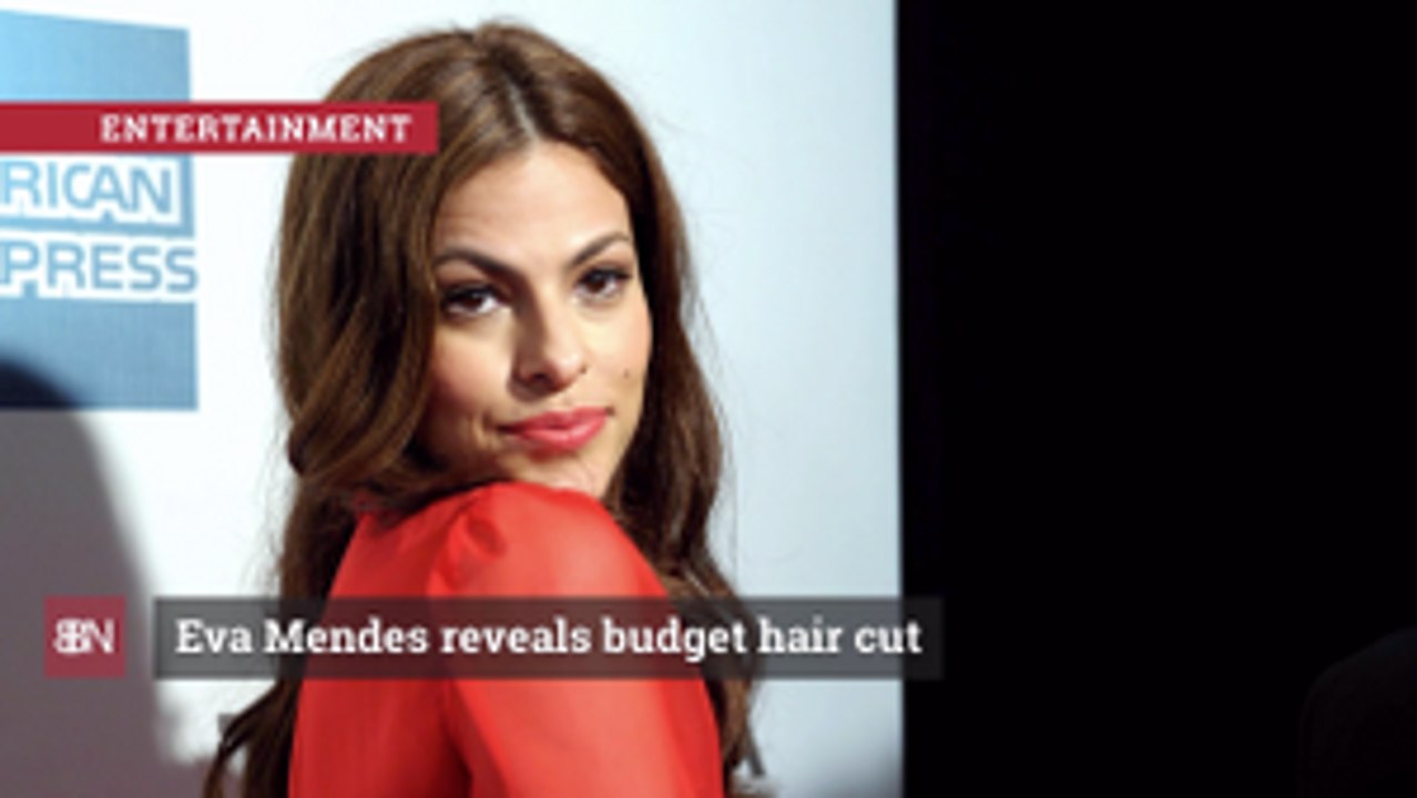 Eva Mendes Goes To Supercuts
