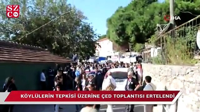 Balıkesir Ayvalık köylüleri ÇED toplantısını yaptırmadı