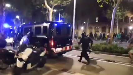 Altercados en Barcelona