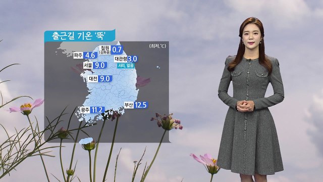 [날씨] 출근길 기온 '뚝'...낮부터 맑고 기온 올라 / YTN