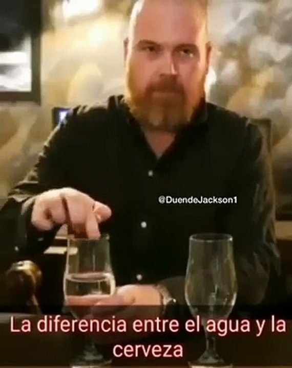 Diferencia entre el agua y la cerveza
