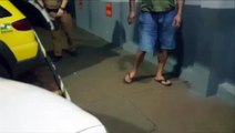 Homem é detido acusado de agredir a companheira em posto de combustíveis