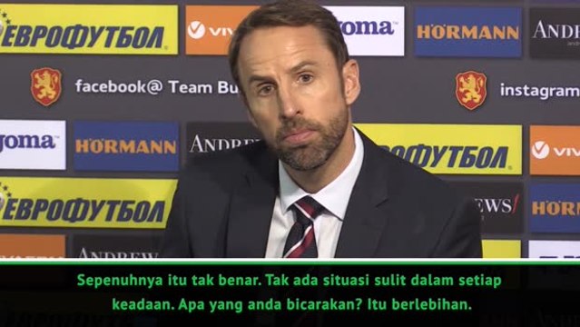 Jurnalis Bulgaria menyebut 'berlebihan' atas klaim rasisme di konfrensi pers Southgate