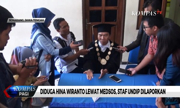 Diduga Hina Wiranto Lewat Medsos, Staf UNDIP Dilaporkan