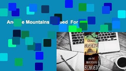 And the Mountains Echoed  For Kindle