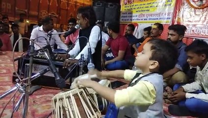 The skill of Tabla playing a little child