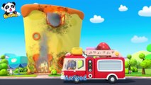 Little Astronaut in Space - Ambulance, Police Car, Fire Truck - Kids Songs - Kids Cartoon - BabyBus