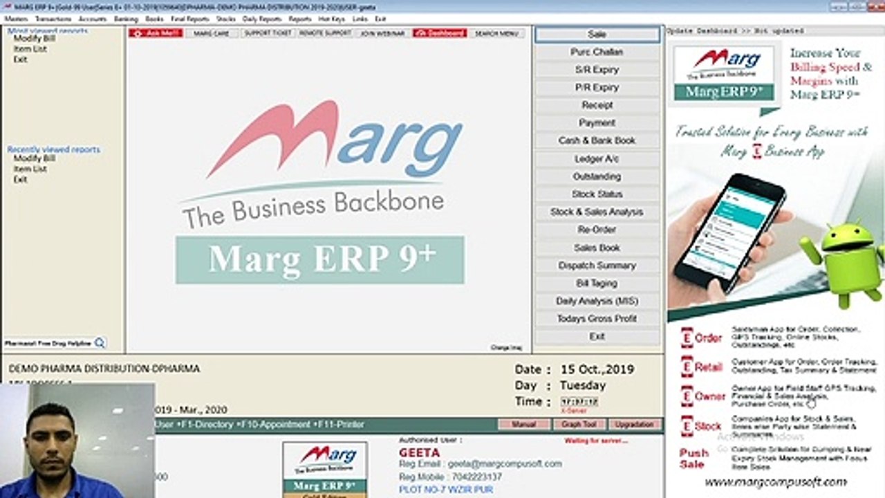 Marg Live Session- Bill Format Part-2