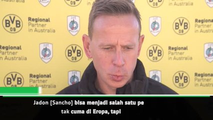 Asisten pelatih Dortmund menilai potensi Sancho membuat tim sulit mempertahankannya