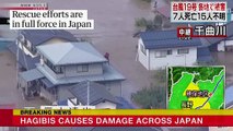 Rescue efforts underway after Typhoon Hagibis dreches Japan with widespread floods