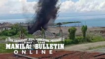 A 260-lb aerial explosive was detonated about 200 meters from where the media are allowed to stay