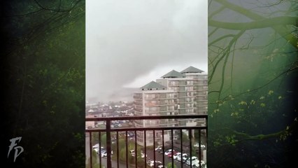 Tornado and Typhoon Hagibis in Japan