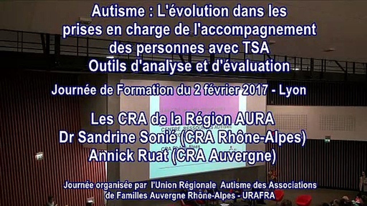Les CRA de la région Auvergne Rhône-Alpes : Dr Sandrine Sonié et Annick Ruat