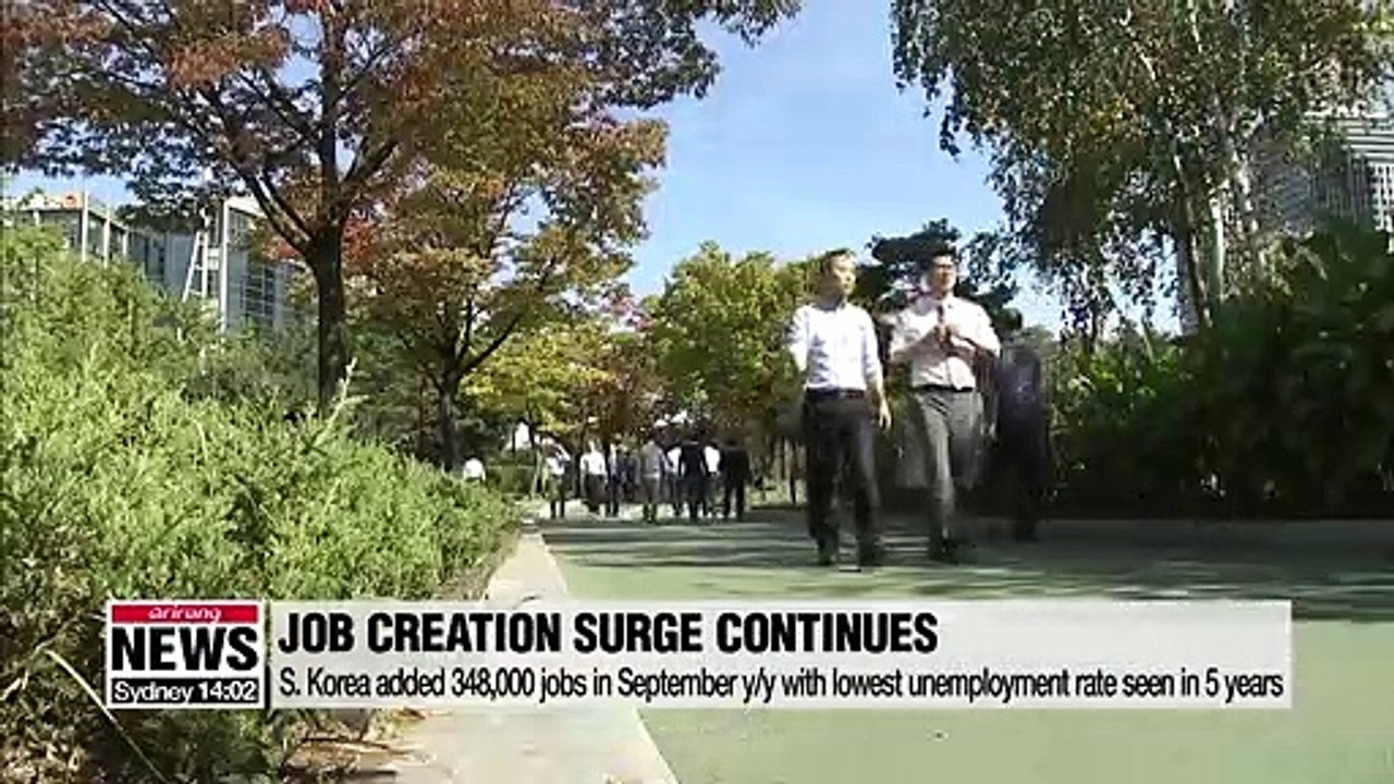 Highest employment rate for September in 23 years with 348,000 new jobs added