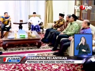 Persiapan Pelantikan, Pimpinan MPR Kunjungi Wapres Terpilih