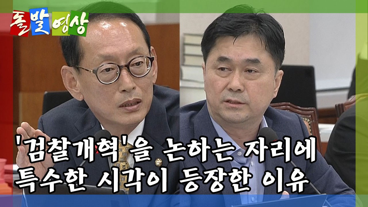 [돌발영상] 특수한 검찰, 특수한 정치  / YTN