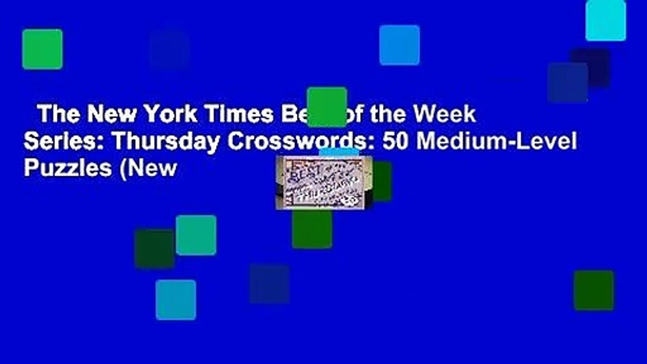 The New York Times Best of the Week Series: Thursday Crosswords: 50 Medium-Level Puzzles (New