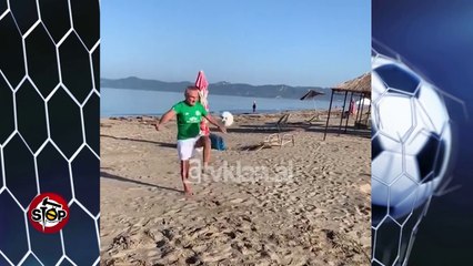 Stop - Ilir Meta futboll ne plazh! (15 tetor 2019)