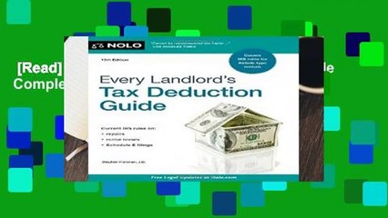 [Read] Every Landlord s Tax Deduction Guide Complete