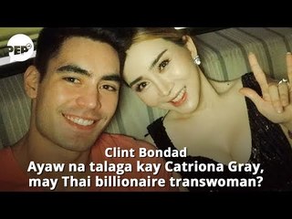 Clint Bondad, ayaw na talaga kay Catriona Gray, nali-link sa bilyonaryang Thai transwoman | PEP