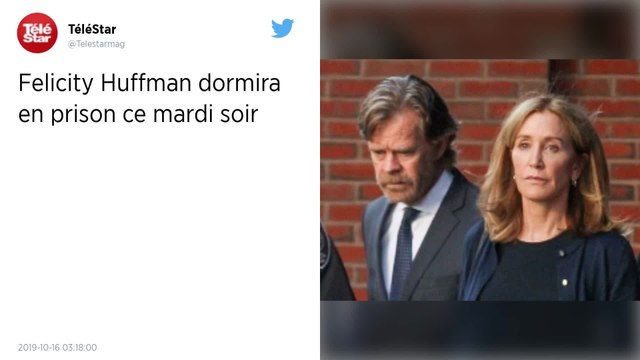 Felicity Huffman, actrice de la série « Desperate Housewives », est en prison