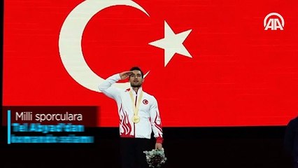 Milli sporculara Tel Abyad'dan komando selamı