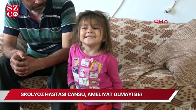Skolyoz hastası Cansu, ameliyat olmayı bekliyor