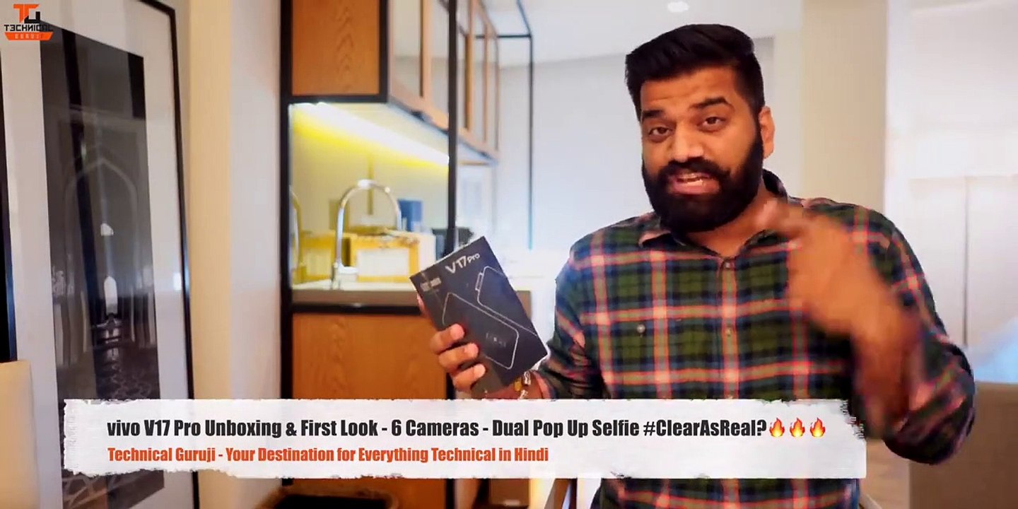 vivo V17 Pro Unboxing & First Look - 6 Cameras - Dual Pop Up Selfie #ClearAsReal-