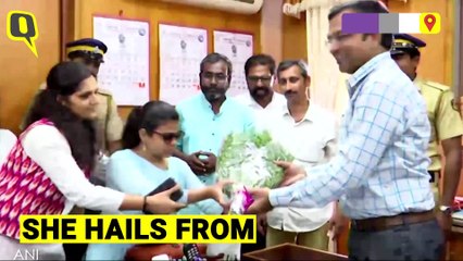 Video herunterladen: #GoodNews: 1st Visually Impaired Female IAS Officer Takes Charge