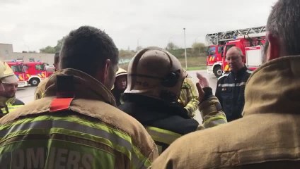 Les pompiers montois protestent contre le nouveau règlement de travail