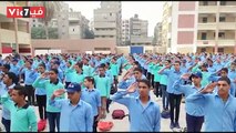 الصاعقة المصرية زلزال.. شاهد تمارين عسكرية لطلاب الثانوية الفنية